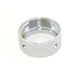 Lindr chrome knurled collar