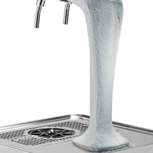 Lindr ice crust font close up